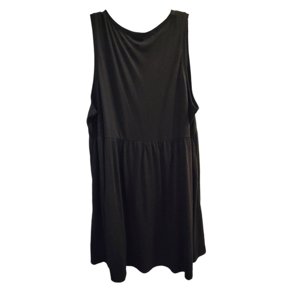 Torrid Criss Cross Front Black Dress Size 4X - Picture 2 of 4